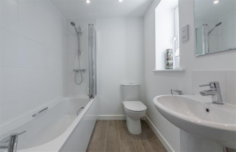 Ground floor: Bathroom at Pebble Cottage, Brancaster Staithe near Kings Lynn