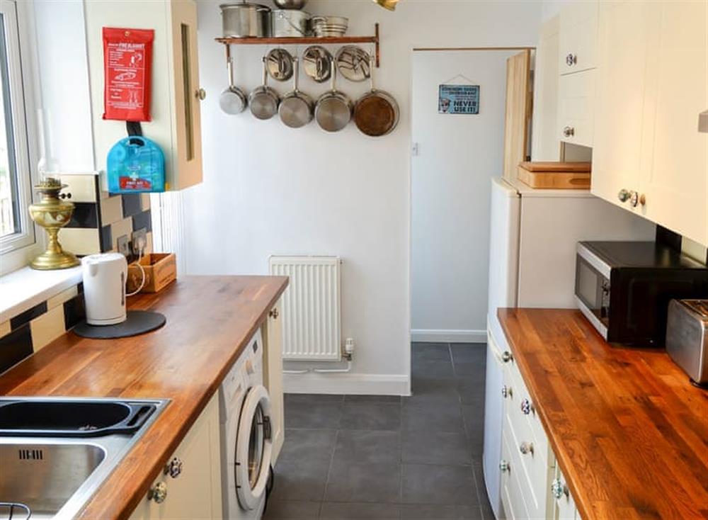 Kitchen at Pebble Cottage in Caister-on-Sea, Norfolk