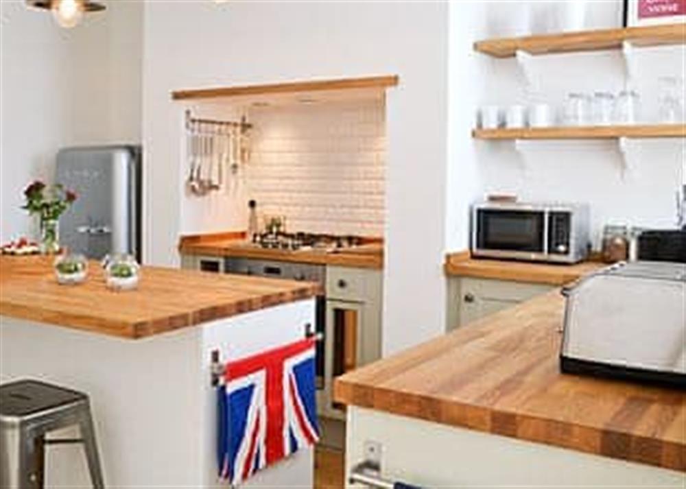 Kitchen at Pebble Cottage in Cullercoats, near Tynemouth, Tyne And Wear