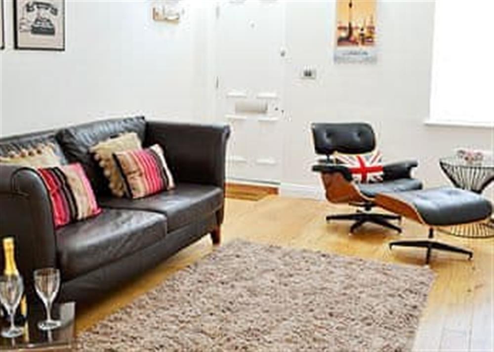 Living room at Pebble Cottage in Cullercoats, near Tynemouth, Tyne And Wear