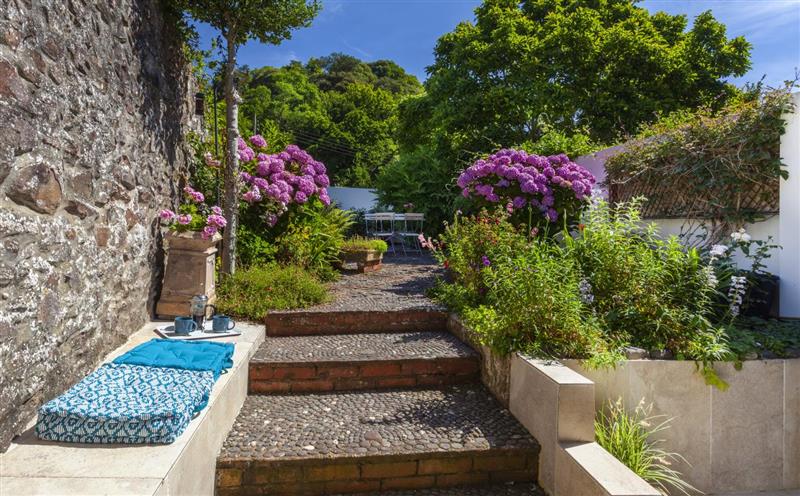 Enjoy the garden at Pebble Cottage, Dunster