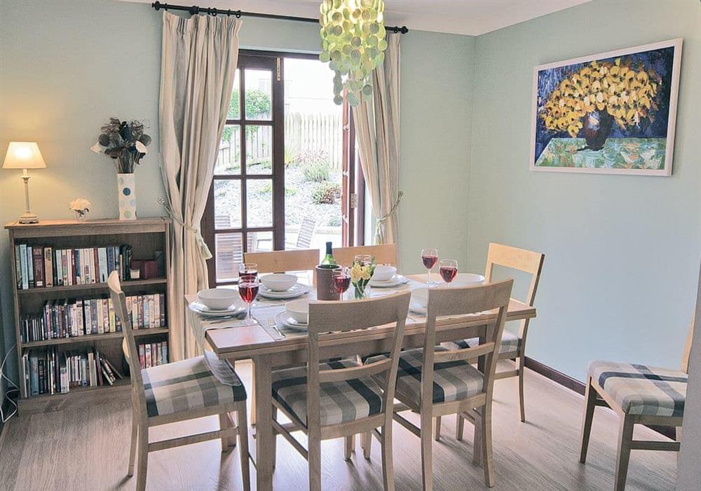 Pebble Cottage dining room at Pebble Cottage in Haverfordwest, Dyfed