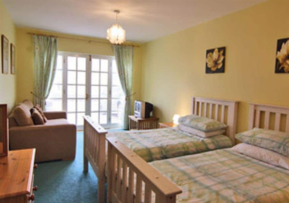 Pebble Cottage twin bedded room at Pebble Cottage in Haverfordwest, Dyfed