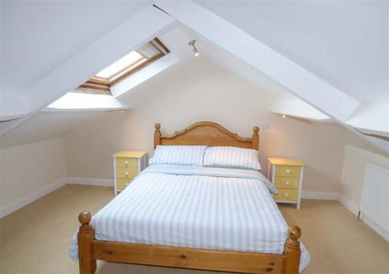 One of the bedrooms at Pebble Cottage, Hinderwell