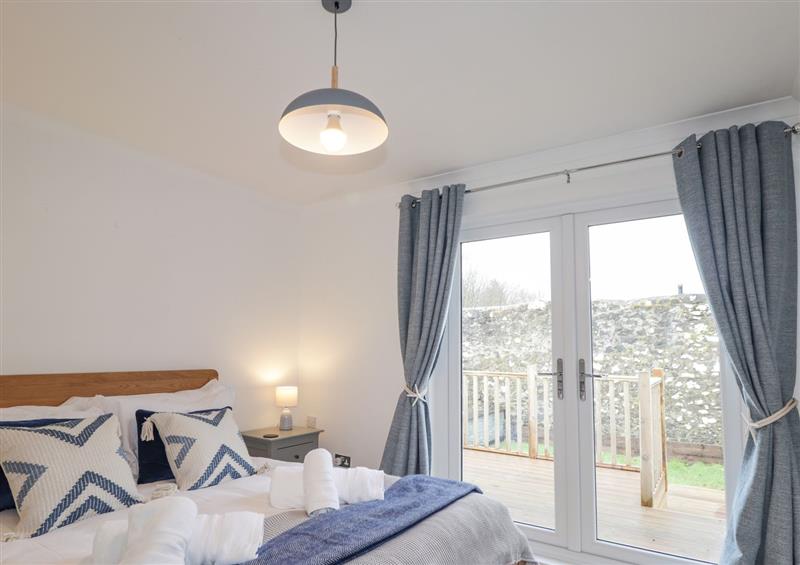 This is a bedroom at Pebble Cottage, Portree