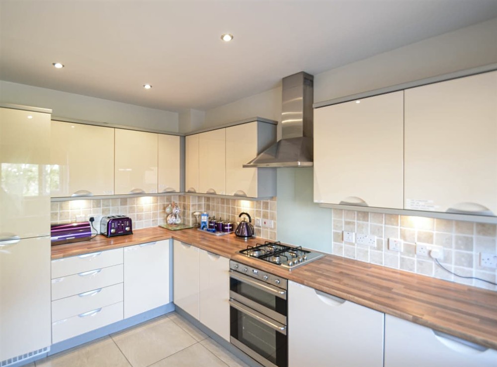 Kitchen area at Pebble House in Goring-by-Sea, West Sussex