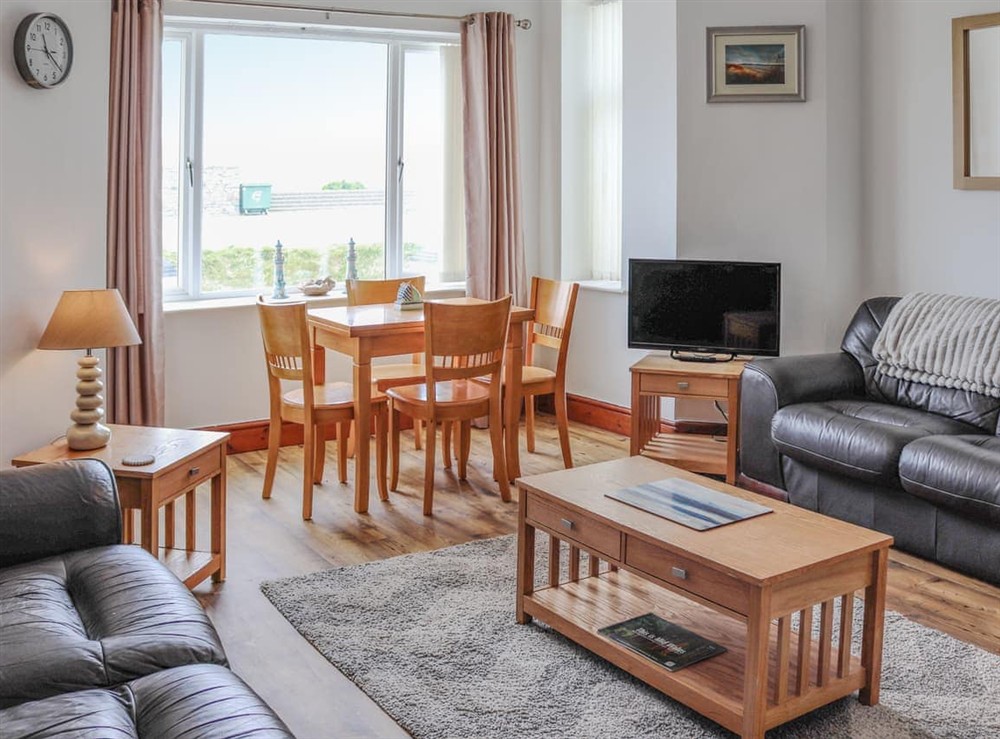 Living area at Pebbles in Caernarfon, Gwynedd