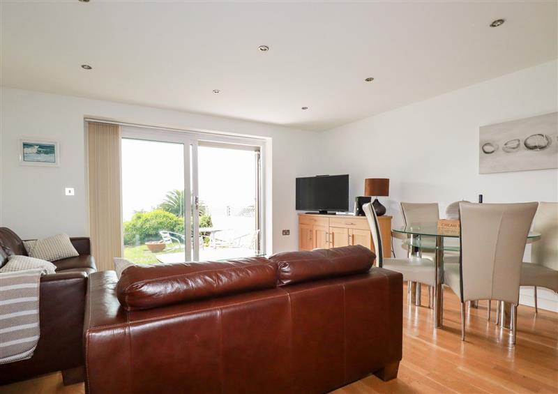 Enjoy the living room at Pebbles, Downderry
