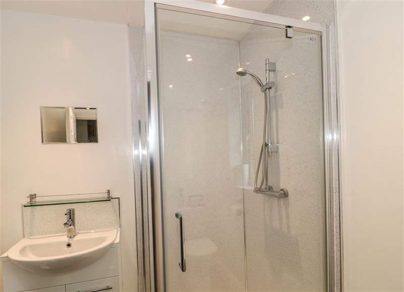 This is the bathroom at Pebbles Foxglove Way, West Bay