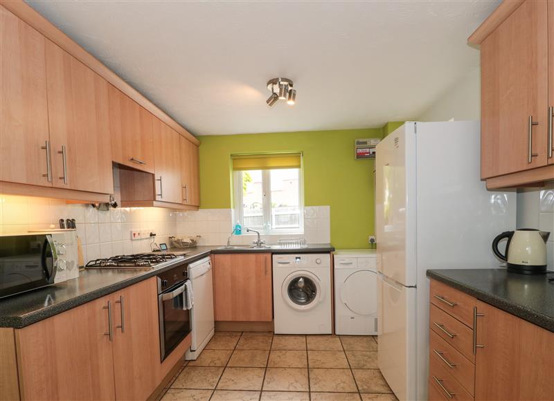 This is the kitchen at Pebbles Foxglove Way, West Bay