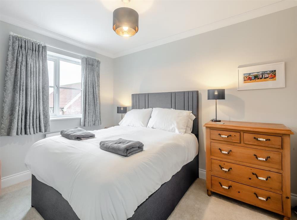 Double bedroom at Pebbles in Overstrand, near Cromer, Norfolk