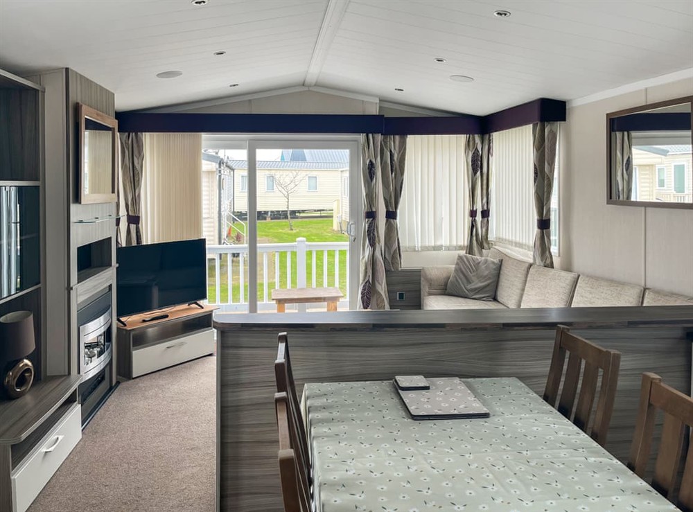 Open plan living space at Pebbles in Pakefield, Suffolk