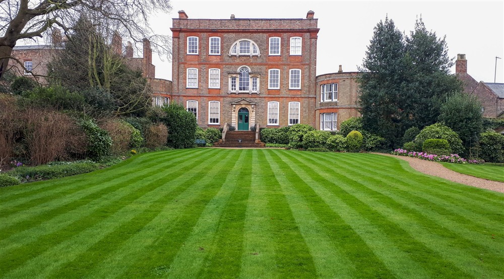 A view of the gardens at Peckover Stable Lodge in Wisbech, Cambridgeshire