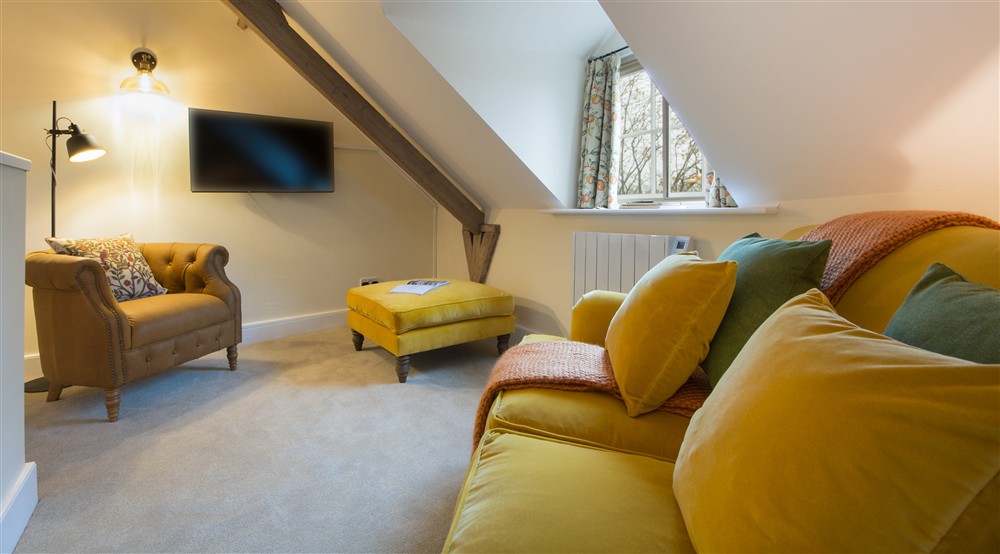 The seating area at Peckover Stable Lodge in Wisbech, Cambridgeshire