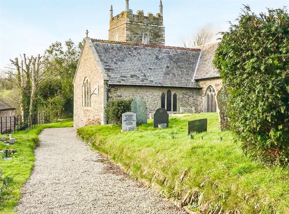 Ruan Lanihorne Church at Pedlars in Ruan Lanihorne, Cornwall