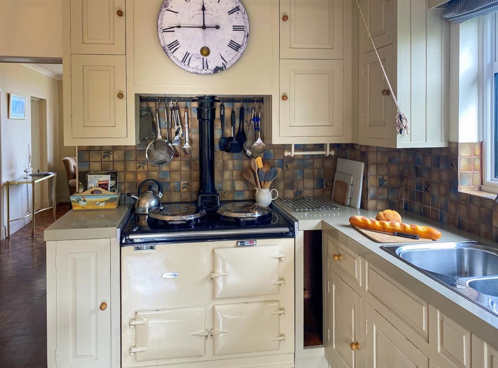 Kitchen at Pedn-Y-Ke in Mullion, Cornwall