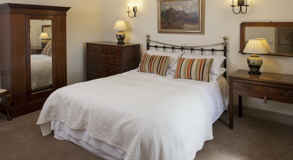 The double bedroom at Peel Cottage in Hexham, Northumberland