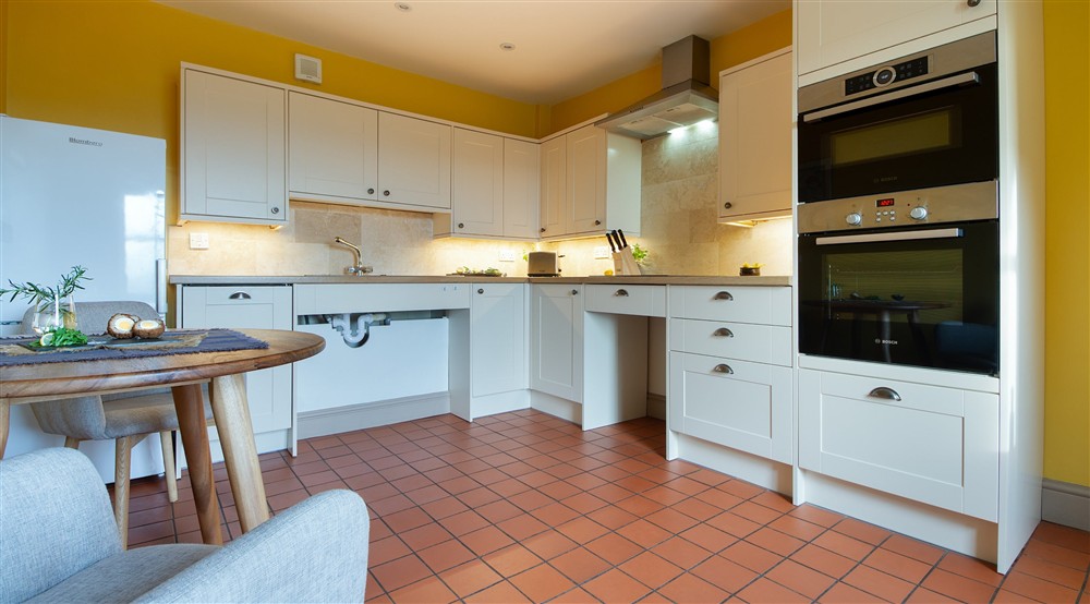 The kitchen-diner at Peel Cottage in Hexham, Northumberland