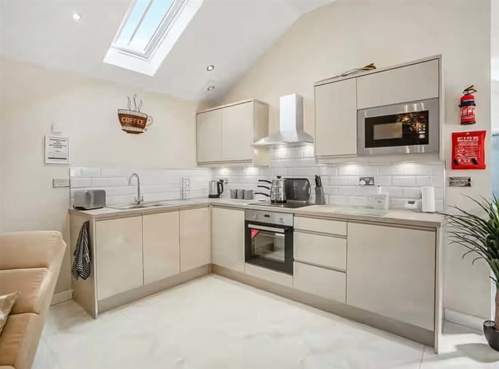 Kitchen at Peewit Cottage in Rowley, near Consett, Durham