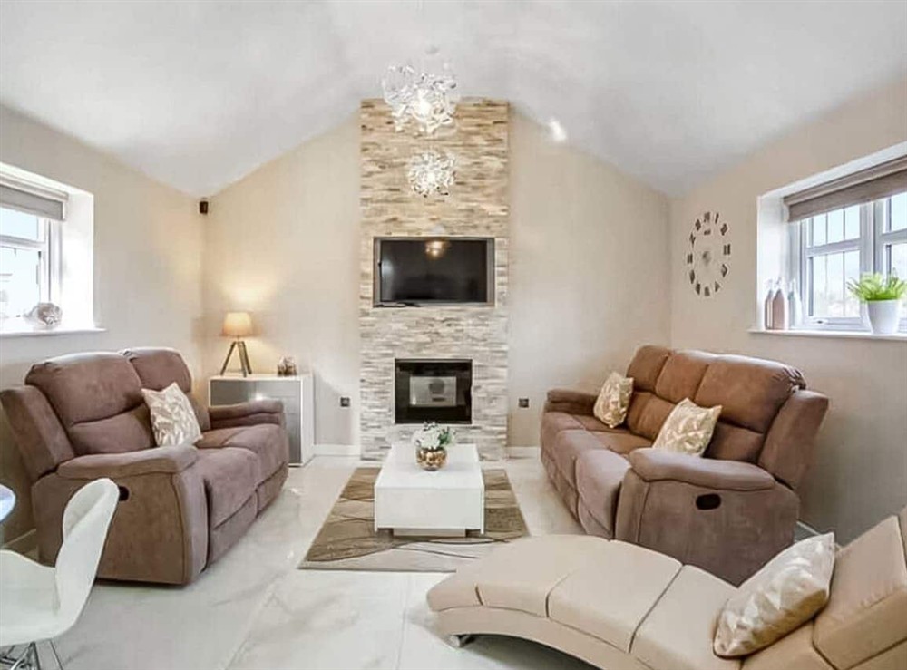 Living area at Peewit Cottage in Rowley, near Consett, Durham