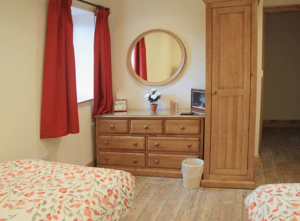 Roomy twin bedroom at Peggys Barn in Mallerstang, near Kirkby Stephen, Cumbria