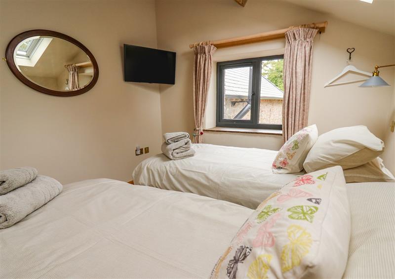 This is a bedroom at Pen Bont Home Farm, Upper Chapel near Builth Wells