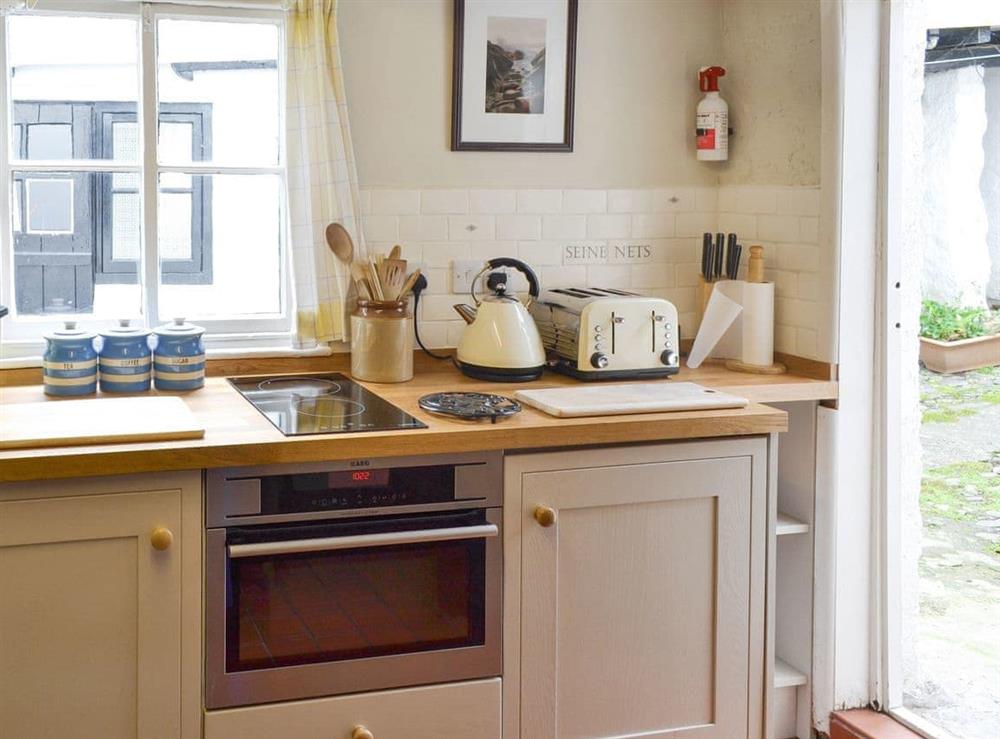Fully appointed kitchen at Pen Camneves in Newlyn, near Penzance, Cornwall
