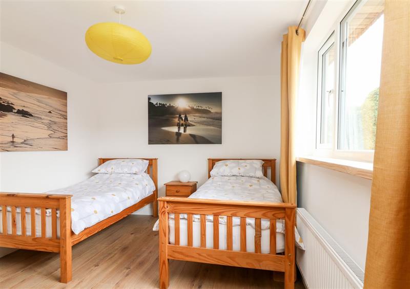 One of the bedrooms at Pen Chy, Porthleven