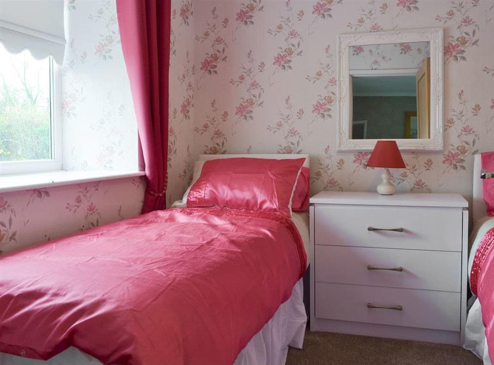 Airy twin bedroom at Pen Parc in Rhosybol, near Amlwch, Anglesey, Gwynedd