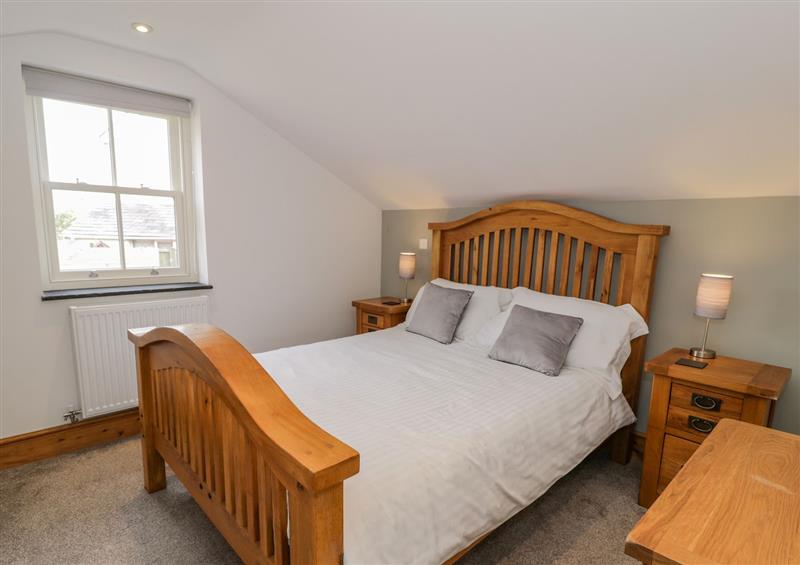 One of the bedrooms at Pen Y Bont Ucha, Glanwydden near Penrhyn Bay