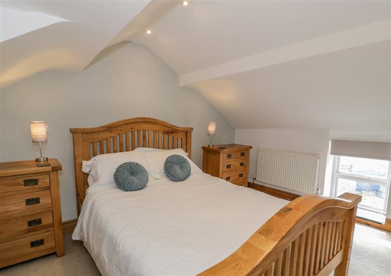 This is a bedroom at Pen Y Bont Ucha, Glanwydden near Penrhyn Bay