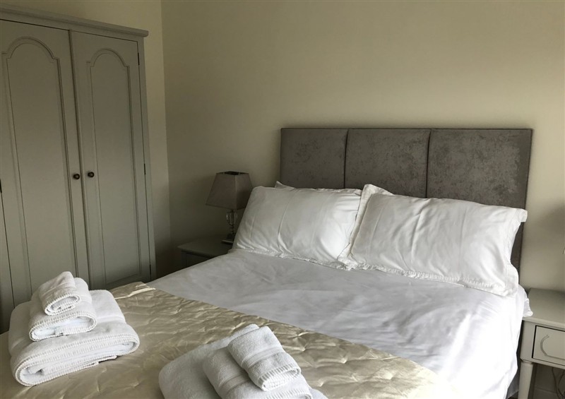One of the bedrooms at Pen Y Frith Bungalow, Prestatyn