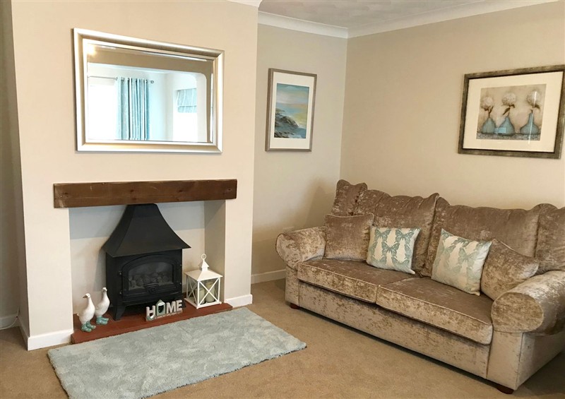 The living area at Pen Y Frith Bungalow, Prestatyn
