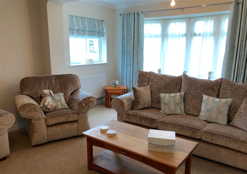 This is the living room at Pen Y Frith Bungalow, Prestatyn