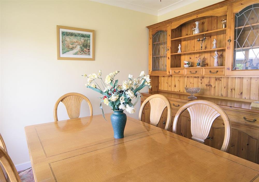 Pen Y Frith dining room at Pen Y Frith in Prestatyn, Clwyd
