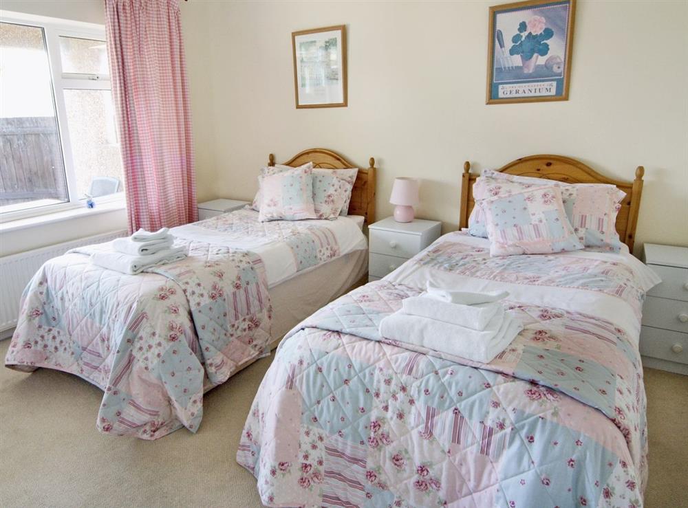 Twin bedroom at Pen Y Frith in Prestatyn, Clwyd