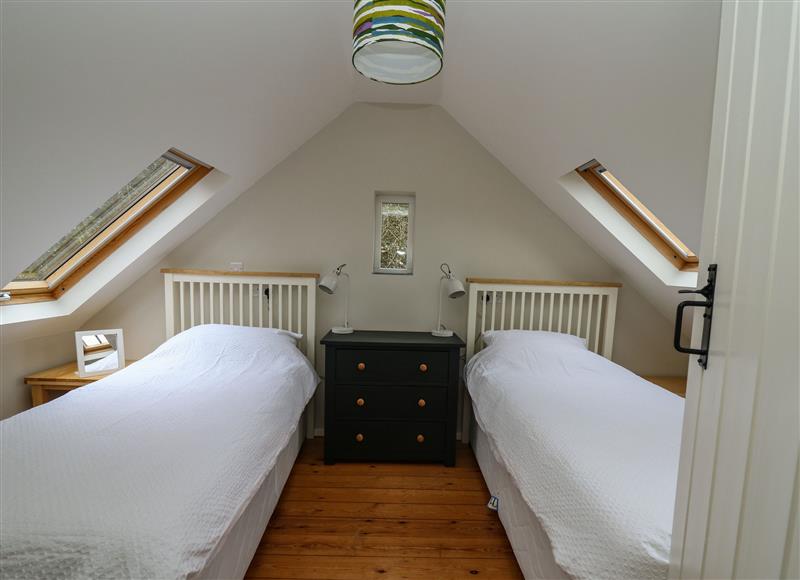 One of the bedrooms at Pen Y Mynydd, Dinas Cross