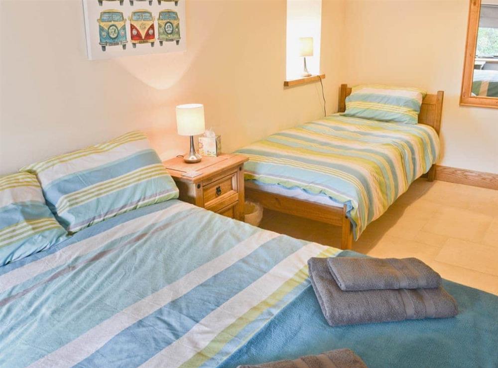 Triple bedroom at Pen Yr Allt in Llanfaelog, near Rhosneigr, Gwynedd