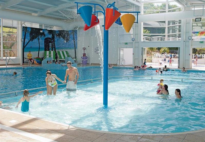 Indoor pool at Kiln Park Holiday Centre at Penally Court in Tenby, South Wales
