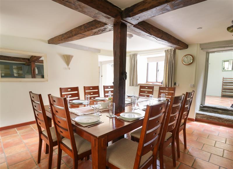 Dining room at Penarth, Cregrina near Builth Wells