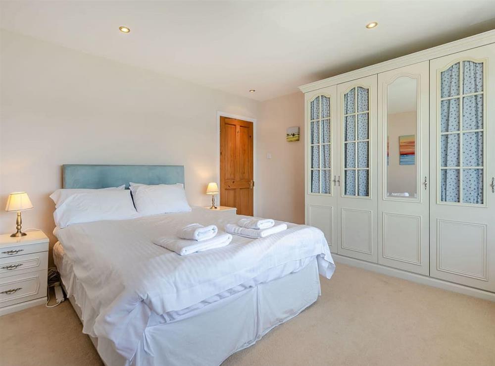 Double bedroom at Pencreek in St Mawes, Cornwall