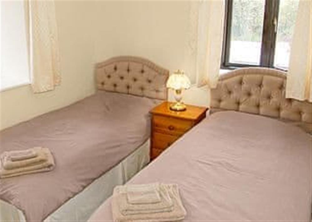 Twin bedroom at Swallow Cottage, 