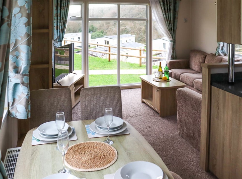 Open plan living space at Birch 2, 