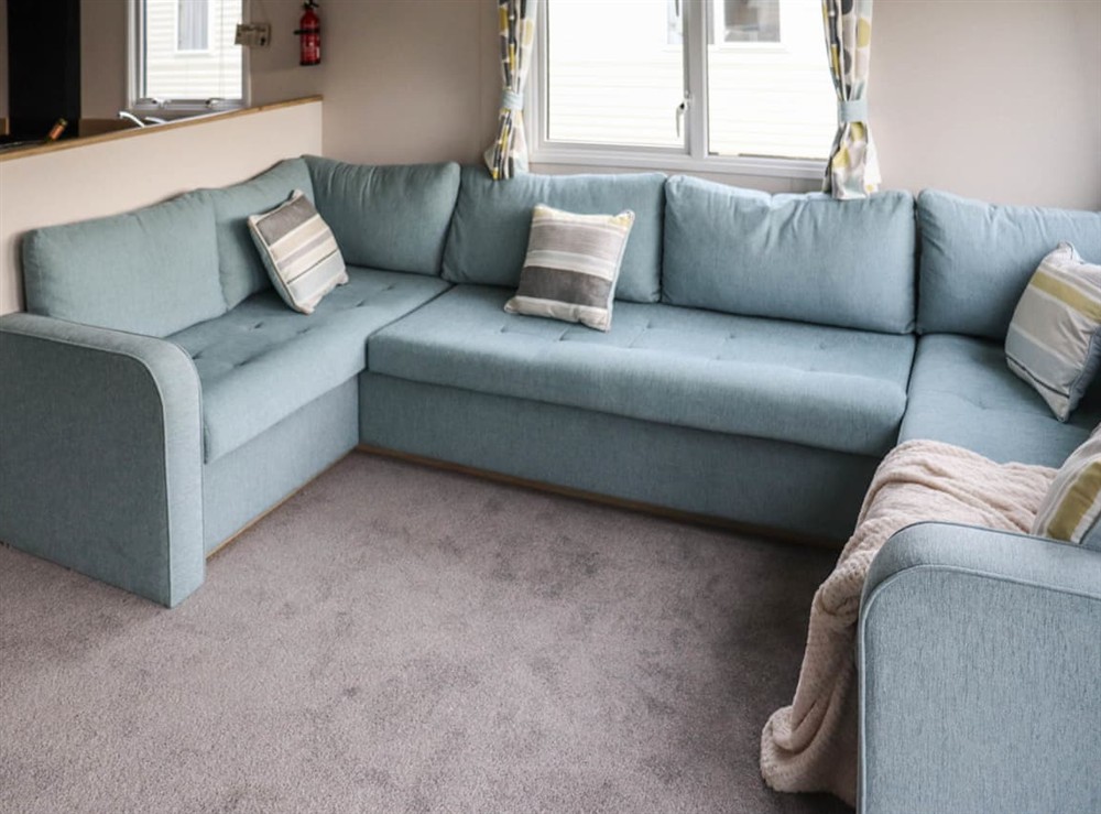 Open plan living space at Birch 3, 