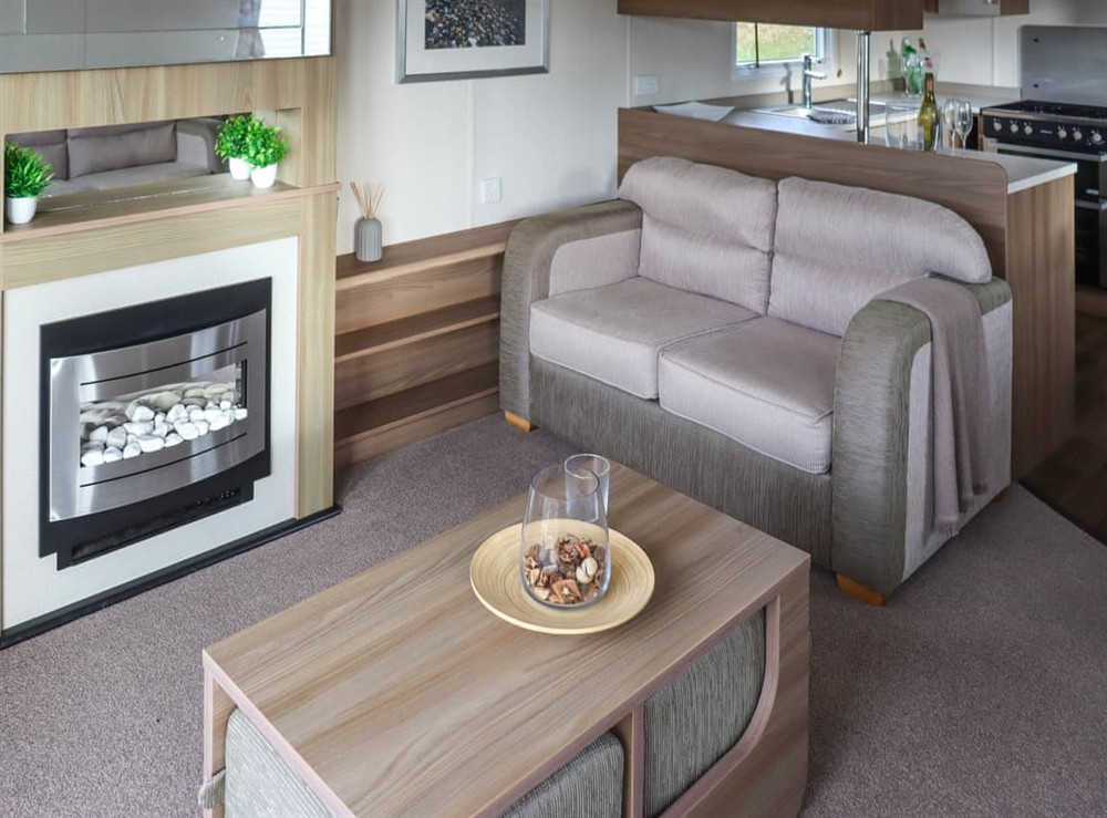 Open plan living space at Birch 4, 