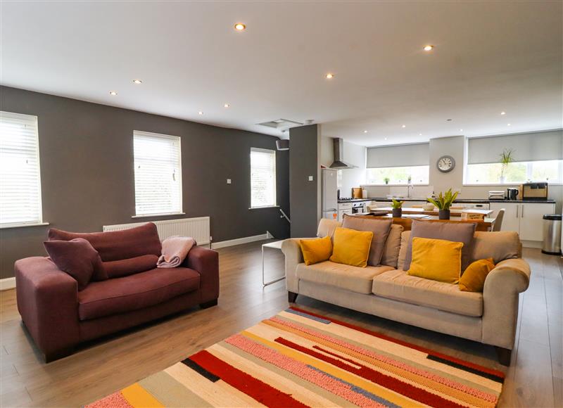 Relax in the living area at Pendle View Apartments, Langho