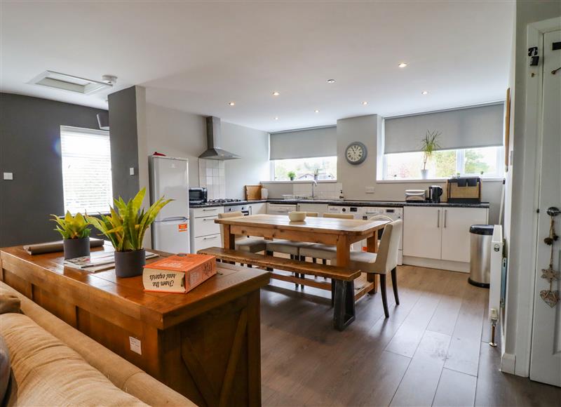 The kitchen at Pendle View Apartments, Langho