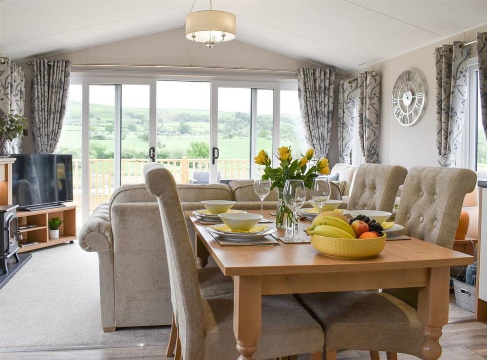 Dining Area at Lodge Two at Pendle View, 