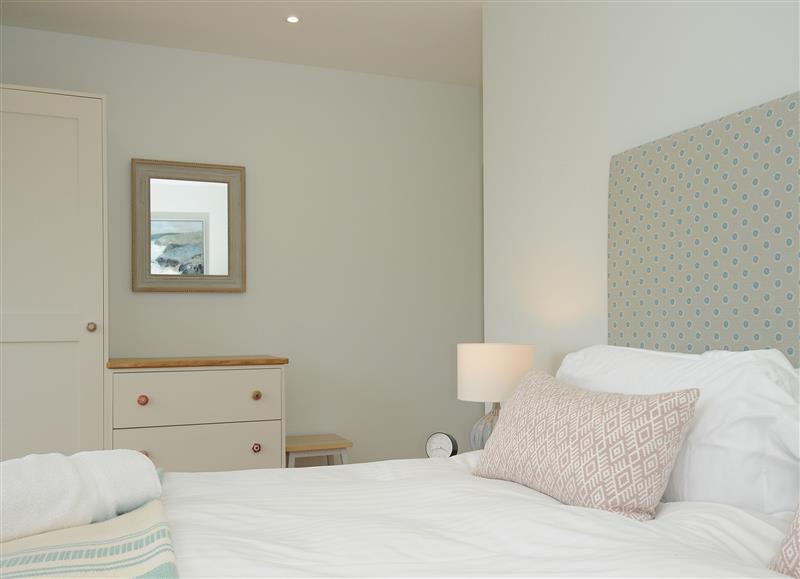 This is the bedroom at Pendower Cottage, Porthgwarra