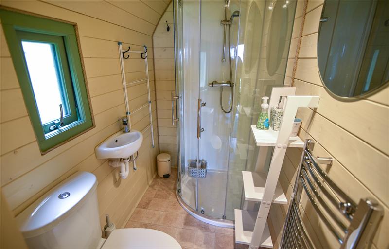 This is the bathroom (photo 2) at Pendragon Pod, Axminster